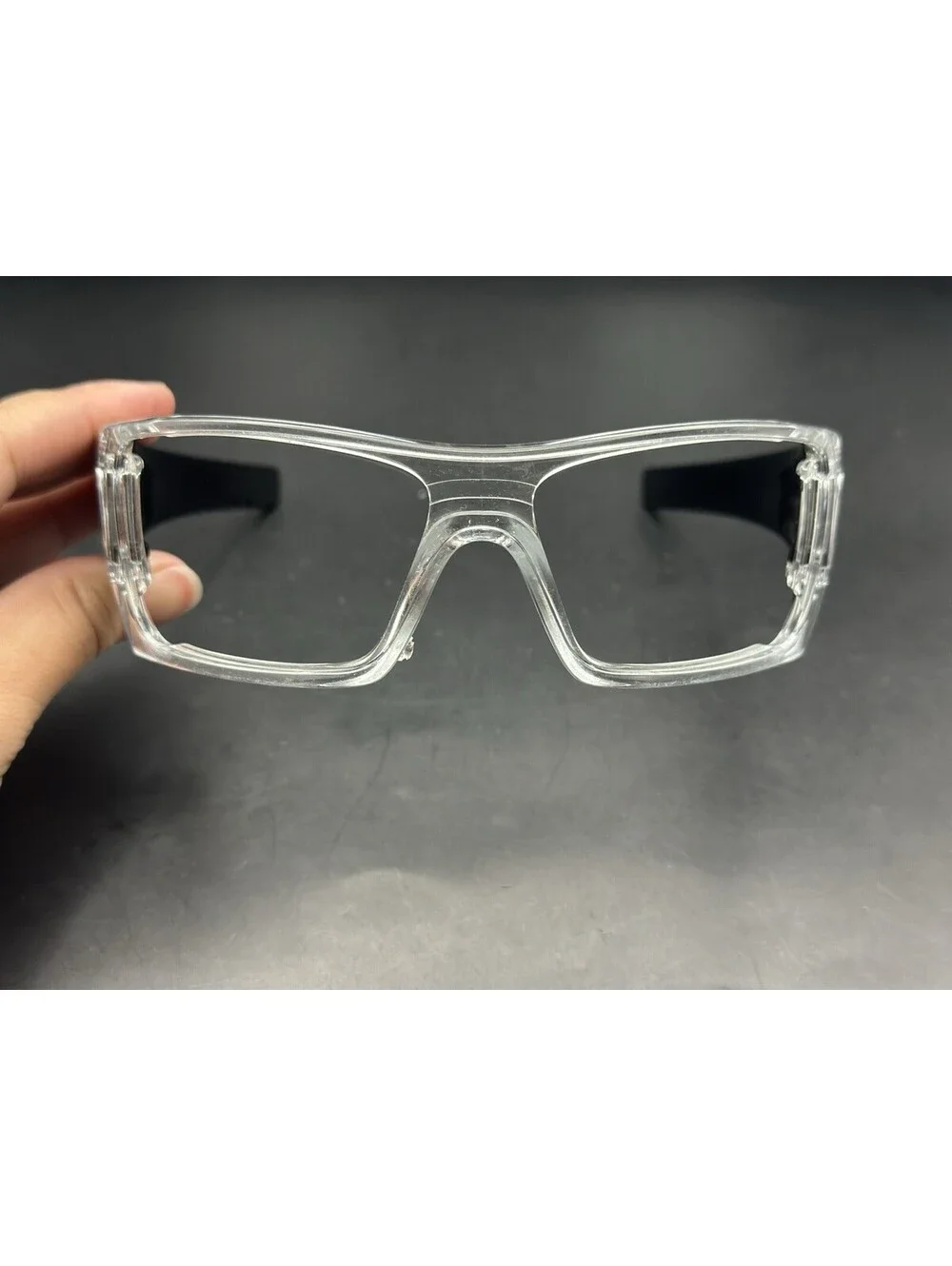 Oakley Batwolf Polished Clear/Black Ink Frame